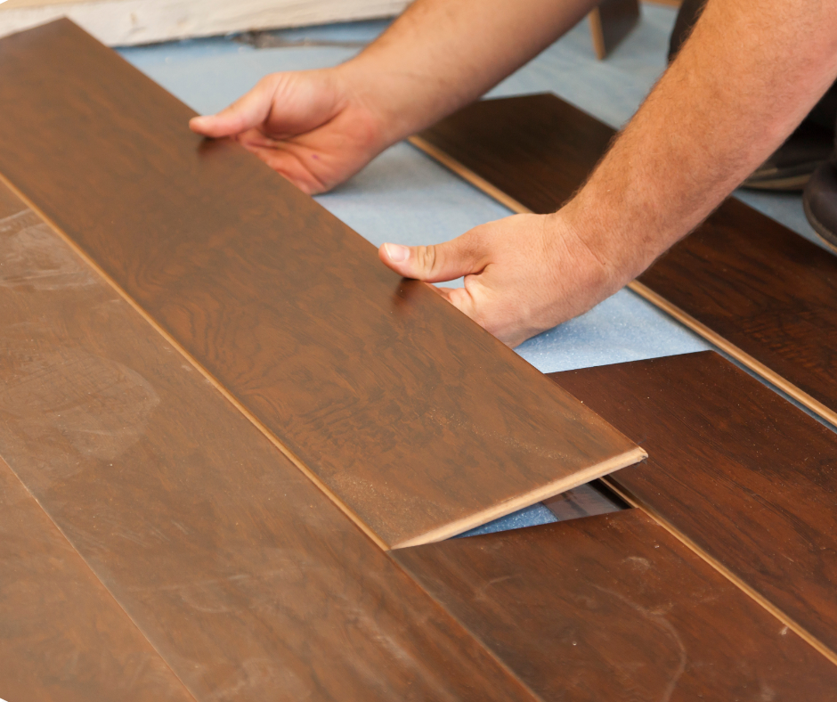 Szalagparketta, vinyl, padlószőnyeg lerakás